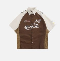 Workwear Shorts, Racing Shirts, Print Shirt, Street Fashion, Streetwear Fashion, Clothing Brand, Printed Shirts, Work Wear