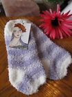 New Purple & White Stripes Fuzzy "Spa Relaxation" Cozy Sleep Socks Hair Wrap Scarf, Natural Fragrance Oil, Red Sangria, Green Aventurine Crystal, Vanilla Perfume, Rose Perfume, Shabby Style, Sorority Gifts, Pink Lady