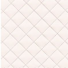 an image of a white quilted fabric textured with stitchs or diamonds on it