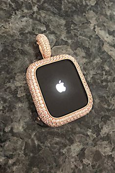 Rose gold Apple Watch PendantNecklace wear on watch or neck | Etsy Rose Gold Apple Watch Band As Gift, Rose Gold Apple Watch Band Gift, Rectangular Rose Gold Apple Watch Band Gift, Apple Watch Necklace, Rose Gold Apple Watch, Watch Pendant, Apple Watch Se, Gold Apple Watch, Smart Jewelry