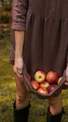 Meet: The Brook Dress. Now in our newest linen, Twilight. Essential inside pockets, long sleeves, and snap bodice. Gathered Skirt, Photoshoot Ideas, You've Been, Inside Pocket, Nursing, Bodice, Fashion Inspo