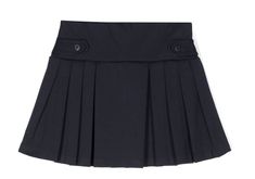 High Waist Pleated School Skort, High Waist Pleated Skort For School, Pleated Solid Color School Uniform Skirt, High Waist School Uniform Mini Skirt, School Uniform Style Skirt, Pleated School Uniform Skirt, Solid Pleated School Uniform Skirt, Chic High Waist School Skirt, Chic High Waist Skirt For School