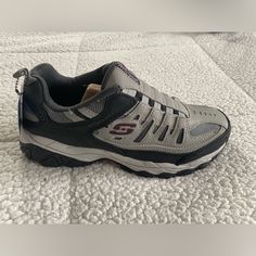 Brand New! Never Worn, Still Has Tags. Men’s Size 9.5 Slip On Sneakers. Sketchers Memory Foam. Quite Sturdy. Gray Slip-resistant Walking Sneakers, Fade-resistant Gray Sneakers For Walking, Gray Fade-resistant Sneakers For Walking, Gray Fade-resistant Walking Sneakers, Mens Skechers, On Sneakers, Shoes Brand, Skechers Shoes, Slip On Sneakers