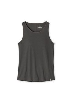 Women's Divide Tank Casual Breathable Activewear With 4-way Stretch, Lightweight 4-way Stretch Activewear, Breathable Gray Tank Top For Summer, Technical Gray Activewear With Go-dry Technology, Functional Lightweight Activewear With Relaxed Fit, Functional Lightweight Relaxed Fit Activewear, Solid Relaxed Fit Running Activewear, Versatile Lightweight Activewear In Recycled Polyester, Fitted Lightweight Black Activewear