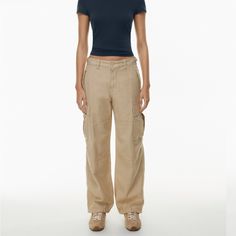 Aritzia Tna Supply Cargo Pant Gd Beige Hummus Color Size 8. Adjustable Waist Tabs, Lots Of Pockets, Drawstring Ankles Too! Baggy Fit Very Generous Waist Adjustments. Worn Once And They’ve Just Been Sitting On A Shelf. Caro Pants, Aritzia Cargo, Best Cargo Pants, Wedding Sweatshirts, Khaki Slacks, Tan Cargo Pants, Tweed Trousers, Cotton Cargo Pants, Aritzia Tna