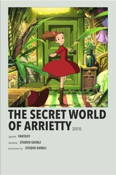 Studio Ghibli Secret World Of Arrietty Wallpaper, Secret World Of Arrietty Poster, Poster Prints Cartoon, Cartoons Recommendations, Ghibli Studio Poster, Anime Movies Poster, The Secret World Of Arrietty Wallpaper, Studio Ghibli Arrietty, Ghibli Movie Poster