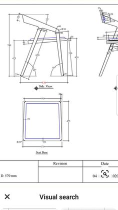 the technical drawing shows how to use visual search