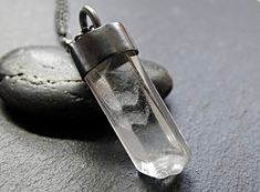 phantom quartz pendant black silver quartz crystal pendant Minimalist Clear Jewelry For Jewelry Making, Minimalist Silver Quartz Necklaces, Silver Faceted Minimalist Crystal Necklace, Minimalist Faceted Silver Crystal Necklace, Minimalist Silver Quartz Necklace, Silver Crystal Pendant Necklace For Everyday, Everyday Silver Pendant Crystal Necklace, Minimalist Drop Crystal Necklace For Gift, Crystal Quartz Necklace