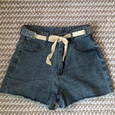 Brand New Never Worn Jean Shorts For Summer High Waisted Jean, Shorts For Summer, Shorts High Waisted, High Waisted Jean Shorts, Summer Shorts, High Waisted Shorts, High Waist Jeans, Jean Shorts, High Waisted