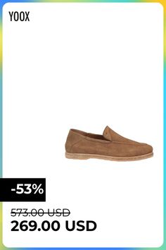 leather, suede effect, no appliqués, solid color, round toeline, flat, leather lining, rubber sole, contains non-textile parts of animal origin, small sized , Color: Camel , Size: 9 Fashion And Design, Camel, Rubber Sole, Loafers, Solid Color, The Originals, Leather, Color, Design