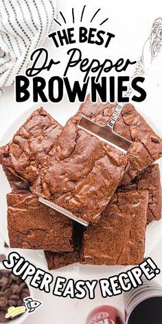 the best dr pepper brownies super easy recipe