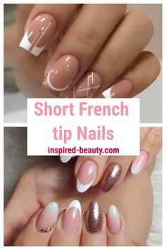 Short French tip Nails, short oval nails, cute short nails Simple Nail Designs Short Nails French Tip, Short Almond Shape Nails French Tip, White French Tip Nails With Design Short Almond, Nail Inspo Short Almond French Tip, Short Coffin Shape Nails French Tip Design, Short Almond Shaped Nails French Tip, Short Classy Nails French Tips, Short Nail French Designs, Short Acrylic Nail Designs Simple Cute French Tips