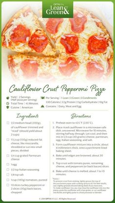 a flyer for a pizza restaurant with pepperoni and cheese on the top, along with instructions to make it