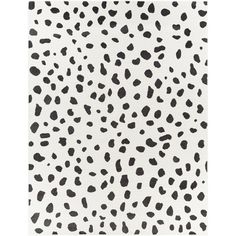 a black and white animal print rug