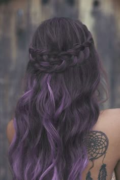 PURPLE!!! If you want to get Zoes exact ombré look, I would recommend bringing these photos into the salon or using these photos as reference (DIY). Ombré by zoella-clothes on PolyvoreHair Fashion / Dip Dyed Hair / Brown Ombre Hair Hair and Beauty Tutorials / Search Results for ombre hair | Lockerz Fishtail Braid, Bohol, Dye My Hair, Ash Blonde, Ombre Hair, Purple Hair, Cute Hair