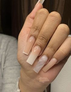 Acyrilics Nails Square, Nude Tapered Square Nails, Baddie Acrylic Nails Short, Drip Nails, Nagel Tips, White Acrylic Nails, Short Square Acrylic Nails, Long Acrylic Nails Coffin, Acrylic Nails Coffin Pink