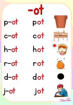 the words in this worksheet are for children to learn