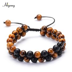 Item Type: Adjustable Beaded Bracelet, different styles Material: Tiger Eye Natural Stone Bead Diameter: 8mm / 0.31 inch Length: 16.51-23.87 cm 6.5-9.4 inch Weight: 19 g Features: Bracelets, Men’s Bracelets, Stone Beads Bracelets, Fashion Bracelets, Beads Bracelets Balance Bracelet, Bracelet Couple, Tiger Eye Bracelet, Natural Stone Bracelets, Tiger Eye Beads, Couple Bracelets, Tiger Eye Stone, Black Agate, Fashion Couple