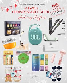 Christmas Gift Guides, for HER, HIM, KIDS, HOME! | Modern Farmhouse Glam Modern Farmhouse Glam, Teen Gift Guide, Amazon Christmas Gifts, Farmhouse Glam, Gifts For The Home, Gift Guide For Him, Home Modern, Stocking Stuffer Gifts, Christmas Gift Guide