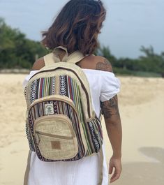 Discover the essence of craftsmanship with our Large Himalayan Hemp Backpack, meticulously handcrafted in Nepal. Made from premium quality hemp, each backpack is infused with the rich heritage of Nepalese artisans, ensuring durability and eco-friendliness. With its spacious interior and multiple compartments, this backpack offers both style and functionality for your everyday adventures. Embrace sustainable fashion while supporting traditional craftsmanship - elevate your journey with our handma Hemp Backpack, Handmade Fair, Kathmandu Nepal, Oversized Tote, Bohemian Hippie, 5 Pounds, Hippie Bohemian, Backpack Purse, Himalayan