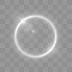 a white circle with some light on it