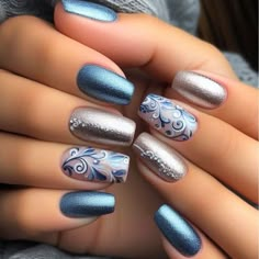 Fun Manicure, Mandala Henna, Nails Care, Manicure Designs, Nails Design With Rhinestones, Manicures Designs, Nail Art Galleries, Gel Nail Designs