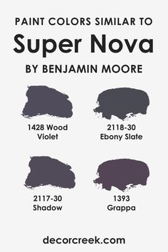 Colors Similar to Super Nova 1414  by Benjamin Moore Wood Violet, Sherwin Williams Colors, Paint Colors Benjamin Moore, Benjamin Moore Paint, Sherwin Williams