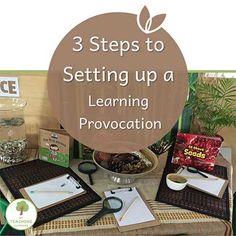 three steps to setting up a learning provocation