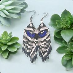 Owl Eye Handmade To Order Lego Earrings, Elle Rose, Jewellery Diy, Triple Hoop Earrings, Mini Earrings, Beaded Tassel Earrings, Faux Pearl Earrings, Teardrop Dangle Earrings, Clover Earrings