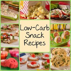 10 Best Low-Carb Snack Recipes | EverydayDiabeticRecipes.com Low Carb Snack Recipes, Paleo Energy Bites, Enchiladas Potosinas, Best Low Carb Snacks, Menu Sarapan Sehat, Pastas Recipes, Snacks And Desserts, Overnight Oat, Low Carb Snack