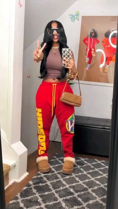 Sweatpants Outfit, Cute Lazy Outfits, Nails Coffin, Retro Wallpaper