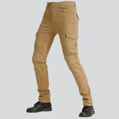 Ready to hit the streets in style? Look no further than this 2023 Spring-Summer Collection's protective sand tone biker jeans! With their slim fit. high-waist. and iconic zipper and button closure. this edgy denim staple is sure to make a statement. Distinctive Features: Biker Style: Crafted to embody the spirit of rebellion. these jeans are perfect for those with an unfiltered edginess. Protective Sand Color: The classic hue complements any look. making these jeans the perfect timeless investme Biker Look, Riding Jeans, White Jeans Men, Athletic Build, Yellow Denim, Biker Jeans, Stylish Jeans, Denim Patterns, Jeans Online