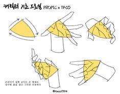 the instructions for how to make an origami hat with hands and fingers in different directions