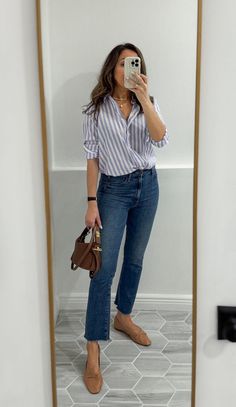 A Week of Spring Outfits Professional Outfits Women Summer, Smart Casual Jeans Outfit, Smart Casual Spring, Casual Spring Outfits Women, Style Smart Casual, Style Black Trousers, Work From Home Outfit Ideas, Spring Business Casual Outfits, Outfit Ideas Work