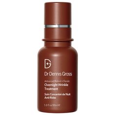 What it is:  An intensely hydrating overnight retinol formula to visibly reduce advanced texture concerns, hyperpigmentation, and deep lines and wrinkles-all without irritation.Skin Type: Normal, Dry, Combination, and Oily Skincare Concerns: Fine Lines and Wrinkles, Dryness, and Loss of Firmness and ElasticityHighlighted Ingredients:- Retinol: A vitamin A derivative that supports collagen production while visibly reversing signs of photo-aging, improving fine lines and wrinkles, addressing UV-in Expensive Skin Care Products, Caffeine Eye Cream, Green Tea Face, Dennis Gross, Dr Dennis Gross, Skin Resurfacing, Facial Spray, Oily Skin Care, Skin Care Brands