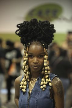 Jaw-Dropping Looks at Taliah Waajid Natural Hair & Beauty Show Loctician Aesthetic, Taliah Waajid, Curly Hair Salon, Event Hair, Locs Styles, Loc Inspiration, World Hair, Loc Hairstyles, Beautiful Locs