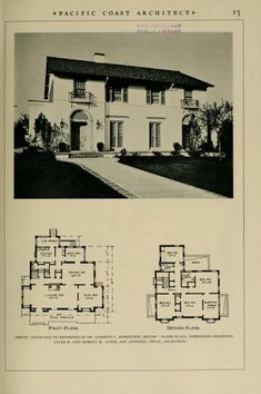 an old house with two floors and three stories, in the middle of it's floor plan