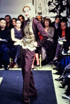 Jean Paul Gaultier Spring 1997 Couture Collection | Vogue Gaultier Couture, Vintage Runway, Runway Models, Couture Collection, Couture Fashion