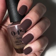 Fall Dip Nails Brown, You Don’t Know Jacques Opi, Opi You Dont Know Jacques, Opi Dark Colors, Opi Brown Nail Polish, Opi Winter Colors, Gel Fall Nails, Nail Colors Opi