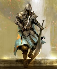 Knight Sketches and Illustrations by Kekai Kotaki | Concept Art World Arte Fantasy, Medieval Fantasy, Dnd Characters