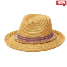 The NH-2413 cap from the Kallina Collection is the perfect choice for sunny days. Featuring a stylish blend of Genuine Toyo Straw and Polyester Cotton, with frayed edges, this cap offers superior U.V. sun protection, and an elastic fit for comfort and security. Casual Toquilla Straw Hat For Warm Weather, Casual Short Brim Hat For Warm Weather, Casual Panama Hat For Warm Weather, Casual Curved Brim Hat For Warm Weather, Casual Panama Hat With Upf 50+ For Warm Weather, Casual Yellow Short Brim Panama Hat, Casual Toquilla Straw Hat With Uv Protection, Casual Yellow Panama Hat With Short Brim, Sun Hats For Warm Weather