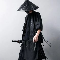 Men's Taoist Robes Japanese Harajuku Techwear Short-sleeved Women Men Shirt Thin Streewear y2k Ribbons Casual Baggy Clothes Black Techwear, Techwear Outfits, Kimono Shirt, Island Outfit, Cardigan Kimono, Traditional Kimono, Streetwear Mode, Black Wide Leg Pants, Japanese Streetwear