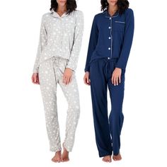 Ladies, it's time to upgrade your sleepwear game with this 2-pack of Women's Pajama Sets from Real Essentials. With a focus on both comfort and style, these pajamas are the perfect combination of cute and cozy. Our pajamas feature a Short Sleeve Button Up Top with a Notch Collar, paired with comfortable shorts, making it the perfect lounge wear for a casual night in. Made with soft and durable materials, our pajamas are perfect for every season. Whether it's the hot summer nights or the chilly w Womens Long Shorts, Functional Clothing, Boys Bottoms, Notch Collar, Collar Designs, Pajama Set Women, Long Shorts, Pajama Sets, Short Sleeve Button Up