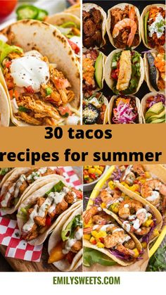 30 tacos recipes for summer