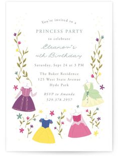 the princess party is coming up and it's time to celebrate