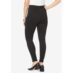 Meet the sleek and chic leather leggings — it's going to become your fall go-to, faux real! Pair it with everything in your wardrobe from tunics to sweaters and it will instantly elevate your everyday look. Chic Fall Workwear Jeggings, Chic Fall Jeggings For Work, Chic Jeggings For Fall Workwear, Black Jeggings For Workwear In Fall, Fall Workwear Versatile Jeggings, Versatile Fall Workwear Jeggings, Versatile Fall Jeggings For Workwear, Black Jeggings For Fall, Plus Size Faux Leather Leggings