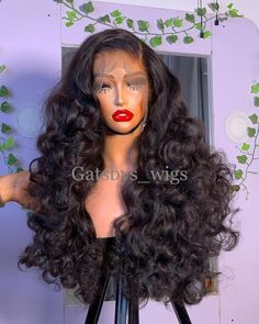 Bouncy Curly Wig, Raw Hair Wigs, Curls On Wig, Curly Hairstyles With Layers, Big Curly Wig, Bratz Hairstyles, Luxury Wigs, Layered Curly Hair, Long Hair Wigs