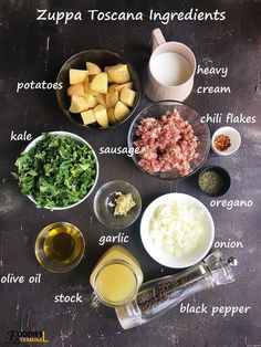 the ingredients for this recipe include potatoes, broccoli, and other foodstuffs