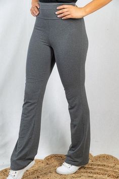 A high-waisted solid knit straight leg pant featuring a wide yoga waistband. Fabric is a buttery soft material. 95% POLYESTER 5% SPANDEX Small: 24" Waist | 11.5" Rise | 31" Inseam XL: 30" Waist | 12.5" Rise | ﻿31" Inseam All The Right Moves, Straight Leg Pant, Pants Large, Stylish Clothes For Women, Plus Size Womens Clothing, Online Boutiques, Straight Leg Pants, Stylish Women, Yoga Pants