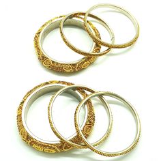 Indian Bollywood Ethnic Golden Stone Crystal Bangle Bracelet Set 6 Piece Costume Origin - India Bangle Size - 2.6 See The Last Photo For Correct Sizing Instructions Lightweight Bangles Made From Metal Alloy. Stylish, Fashionable, And Comfortable For All Occasions. Traditional Metal Bangle - Set 6 Pcs Color - Golden Thank You For Shopping With Us! Bohemian Stackable Metal Bangle, Stackable Bracelets For Festivals, Stackable Vintage Bangle, Boho Cuff Bracelet, Black Bangle, Boho Cuff, Metal Cuff Bracelet, Black Onyx Bracelet, Bangles Making